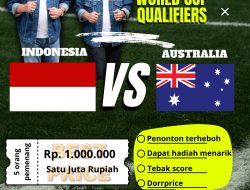 Posko Relawan Muba Maju Bersama Gelar Nobar Timnas Indonesia vs Australia